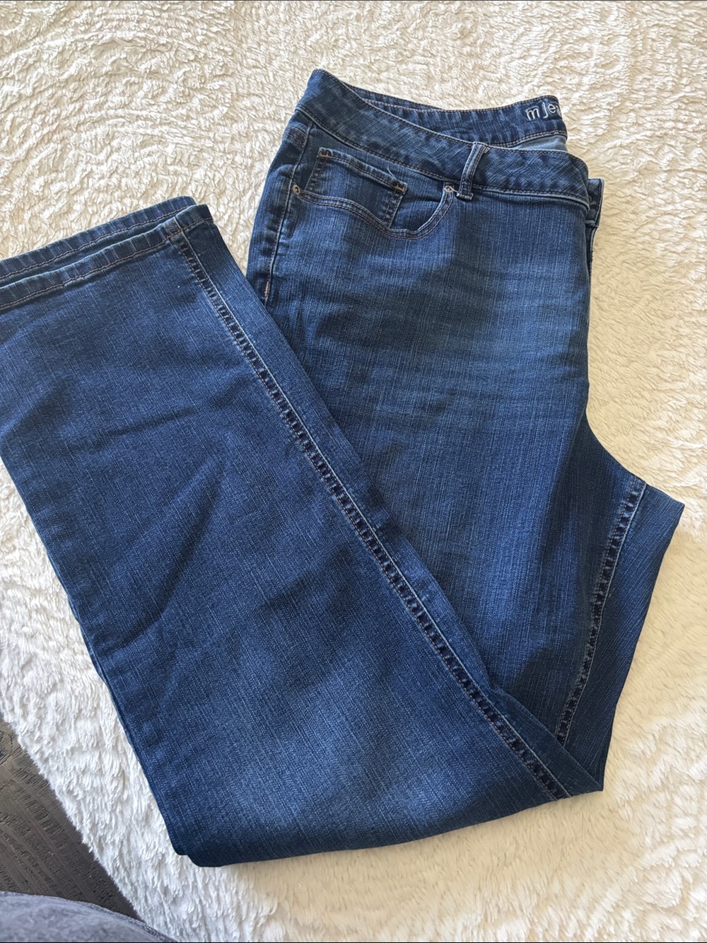 Maurices Dark Blue Straight Leg Jeans